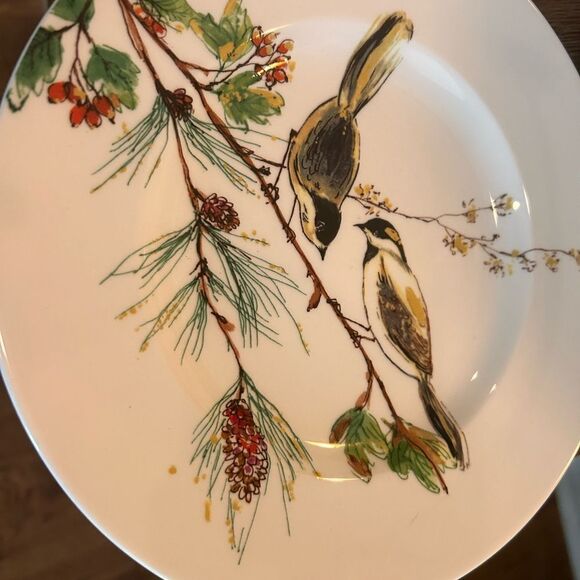 Lenox Winter Song Luncheon Plate - set of 4 new - Picture 3 of 5